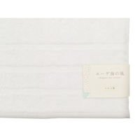 林 フェイスタオル エーゲ海産コットン ベイカラー ホワイト(白) FH700510 1セット(10枚)