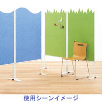 アール・エフ・ヤマカワ フェルトスクリーン W840×H1568 くさ型 グリーン RFFSCR-8415KSGN 1台（直送品）