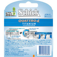 シック・ジャパン シック クアトロ4チタニウム替刃 QTMI-12 12個×6点（直送品）