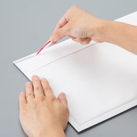 クッション封筒 ポップクッション ネコポスサイズ用 白 開封テープ付き 1箱（100枚入） ユニオンキャップ