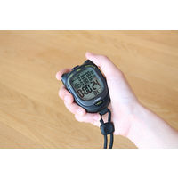 【タイマー】 ドリテック ストップウォッチ スピールL ブラック SW-123BK 1個