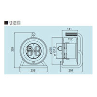 畑屋製作所 シンサンデーレインボーリール CC-20S 1個