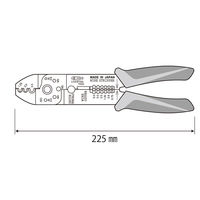 電装圧着工具 FK3A 1丁 ロブテックス