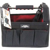 藤原産業 EーValue ツールキャリーバッグ S ブラック&レッド Sブラックアンドレッド 1セット(3個)（直送品）