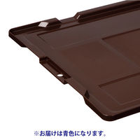 【折りたたみコンテナ】 アスクル 「現場のチカラ」 専用ふた 50L 青色 ブルー 1枚  オリジナル