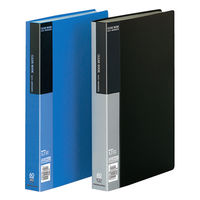 コクヨ クリヤーブック＜ベーシック＞ 固定式　A4タテ　60枚ポケット 黒　ブラック ラ-B60D 1冊