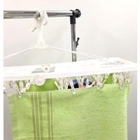 オーエ 洗濯 物干しハンガー ベランダ用目隠しジャンボハンガー 87330 1個