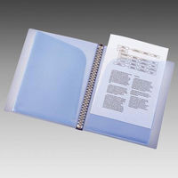 リヒトラブ ポケットホルダー 1組=5枚入 A4S 30穴 乳白 N-3546-1 1組