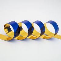 日幼 メッキテープホログラム 幅25mm×100m巻 青