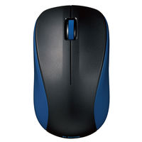 Bluetoothマウス 静音/抗菌/3ボタン/IR Red/Mサイズ/ブルー M-BY11BRSKBU 1個 エレコム