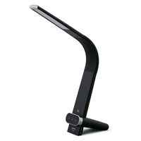 アイリスオーヤマ LEDデスクライトQi充電シリーズ 縦置きタイプ 調光・調色 ブラック LDL-QLDL-B 1台