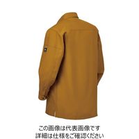 クロダルマ 夏長袖シャツ ブラウンキャメル LL 25668-61-LL 1枚（直送品）