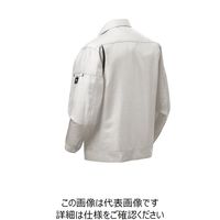 クロダルマ 夏長袖ジャンパー シルバー 3L 256681-40-3L 1枚（直送品）