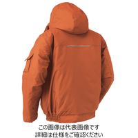 クロダルマ 裏アルミプリント防水防寒ジャンパー オレンジ L 54233-28-L 1枚（直送品）