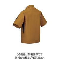 クロダルマ 夏半袖ジャンパー ブラウンキャメル 5L 266681-61-5L 1枚（直送品）