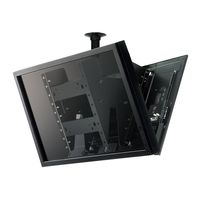 共栄商事 オーロラ 天吊りハンガー 大型用ツインタイプ 強化フランジ・パイプCセット ブラック FHー20ツイン Cセット 1台（直送品）