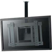 共栄商事 オーロラ 天吊りハンガー 超大型用タイプ 特大型強化フランジ・パイプGCセット ブラック FHー30 GCセット 1台（直送品）