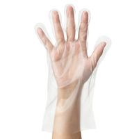 リーブル　ポリエチレン手袋　絞り型　クリア　外エンボス Lサイズ M-45L 1パック（100枚入）