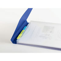 ライオン事務器 ホルダーファイル〈ビジカル〉 フタ付 A4E PH-12BF レッド(赤) 13790 1セット(5冊)