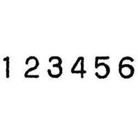 ライオン事務器 ナンバリング 印字面ゴム製 6桁5様式 MM-21 20645 1台