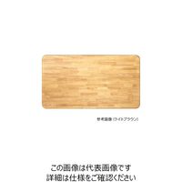 グローリープラン 天然木テーブル ブラウン 長方形 4人掛けワイド TS1-K16590 BR 1台 7-9009-02（直送品）