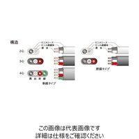 因幡電機産業 JAPPY V絶縁Vシースケーブル VVーF 2.6MMX3C 10M JP 1巻(1M)（直送品）