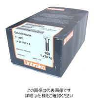 Unbrako アンブラコ 皿CAP #10-24UNCX3/4 100本入 小箱 CSK#10NCX3/4-100B 1セット(100本)（直送品）