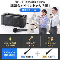 拡声器　メガホン　スピーカーマイク　ハンドマイク型　MM-SPAMPN　サンワサプライ　1個（直送品）