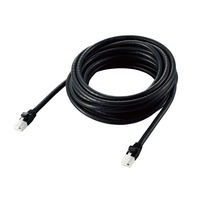 LANケーブル 5m cat6a 爪折れ防止 ギガビット より線 ブラック LD-GPAT/BK50 1本 エレコム（直送品）