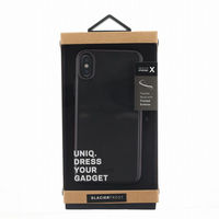 MSソリューションズ iPhone XS/X シェル型ケース/メタルソフト(Black) IP8HYB-GLCFBLK 1個