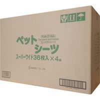 サノテック ペットシーツ スーパーワイド 36枚 4袋 SE-SW36 640