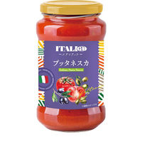 イタリア産 パスタソース・プッタネスカ 400g（3～4人前） 瓶 1セット（5個） イタリアット