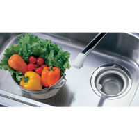 伸晃 流し用 ステンレスレス浅型ゴミカゴ 135タイプ(PPケース) SP-202 1個