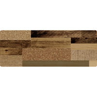 ベストコ ぷにぷにキッチンマット 45×120 ミックスウッド ND-9852 1個