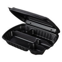 リスパック バイオデリカシェルBOX80-1 クロ 1セット（100枚：25枚入×4袋）