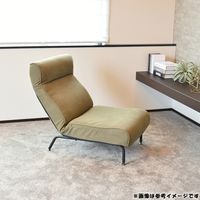 タマリビング ベレッタ ソファ 一人掛 幅610mm カーキ 50004980 1台（直送品）