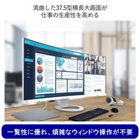 EIZO 37.5インチウルトラワイドモニタ- EV3895-BK 上下昇降機能 1台