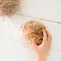 【緩衝材】ヘッズ ボリュームパッキンーブラウン VOP-CH 1セット（3袋：1袋×3）