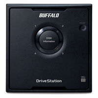 外付けHDD 8TB 4ドライブ ドライブステーション HDD HD-QL8TU3/R5J 1台 バッファロー（直送品）