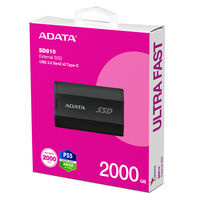 ADATA 外付けSSD SD810ー2000GーCBKーI 1個