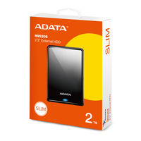 ADATA 外付けHDD AHV620Sー2TU31ーCBKーI 1台