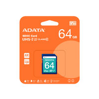 ADATA SDカード ASDX64GUI3V30SーRーI 1枚