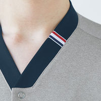 明石スクールユニフォームカンパニー ユニセックスVネックスクラブ ミストグリーン杢 5L UQM1556 1枚（直送品）