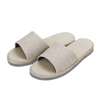 【スリッパ】富士工業 プレミアムビニールスリッパ 抗菌 コンフォートタイプ Lサイズ ベージュ 1足