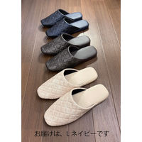 【スリッパ】富士工業 プレミアムビニールスリッパ 抗菌 ソフトタイプ Lサイズ ネイビー 1足