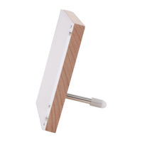 スマイル アクリル×ウッドマグネットカードフレーム 100×100 790805 1個