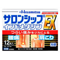 【アウトレット】サロンシップインドメタシンEX 12枚 久光製薬 腰痛 肩こり【第2類医薬品】