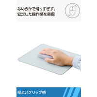 マウスパッド 布製 撥水 高耐久 ほつれにくい 滑り止め 抗菌 グレー MP-ALMWGY エレコム 1個（直送品）