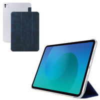 iPad Pro ケース 11インチ (M4) マグネット式フラップ 薄型 ネイビー TB-A25PMWVNV エレコム 1個（直送品）