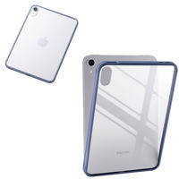 iPad miniケース 8.3インチ(A17 Pro) 耐衝撃 背面クリア ブルーグレー TB-A25STSLOBG エレコム 1個（直送品）